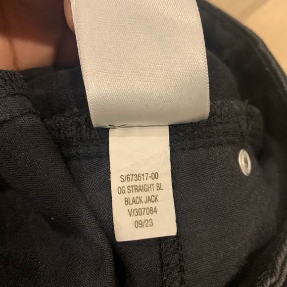 Old Navy Women's OG Straight Black Jack Jeans Size 10 High-Rise Secret-Smooth - Picture 3 of 8